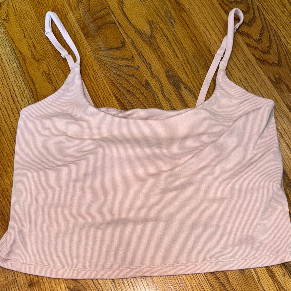 Old Navy Pink Cropped Camisole Top